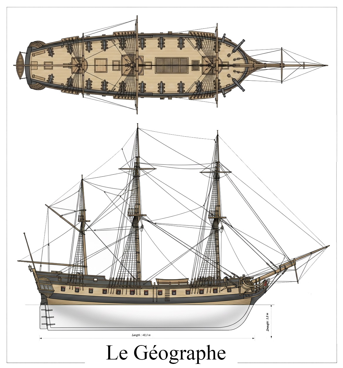 Plan du Géographe